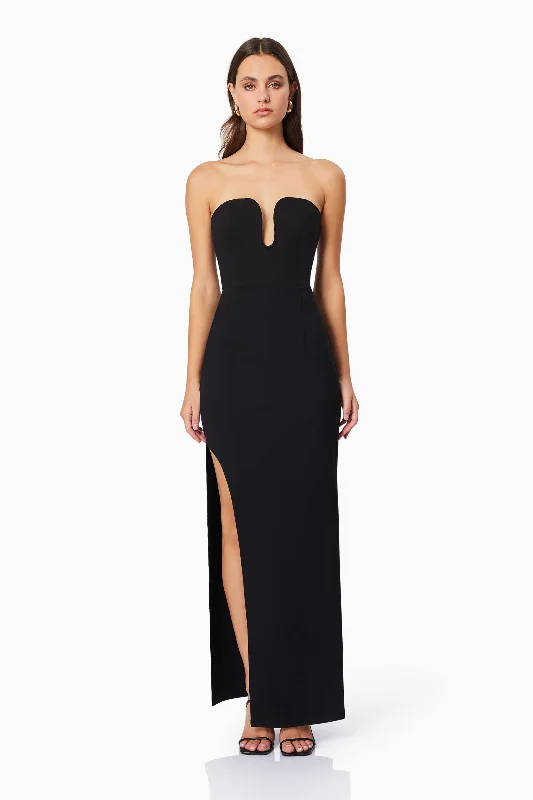 Eden Sleeveless Maxi Dress in Black