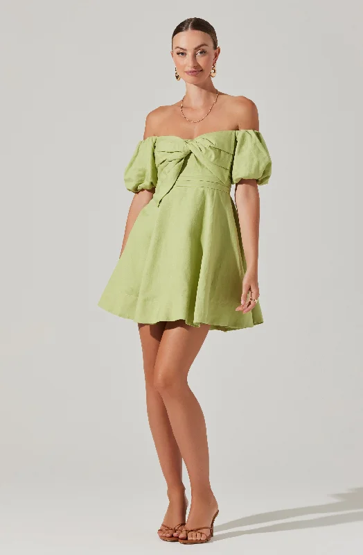 Ula Off-Shoulder Mini Dress