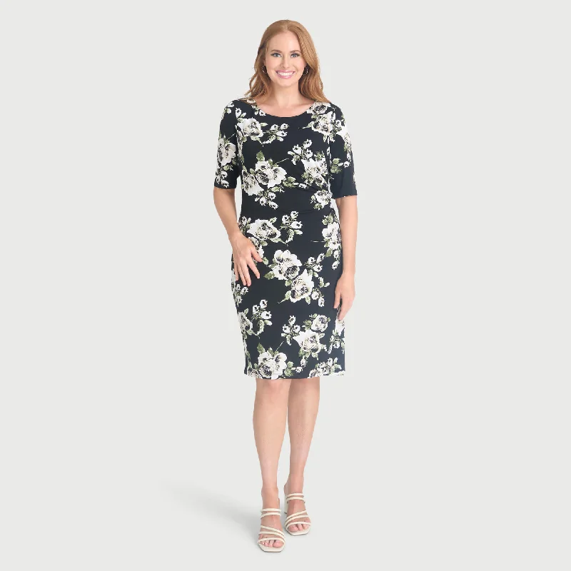 Liz Sage Floral Bodycon Dress