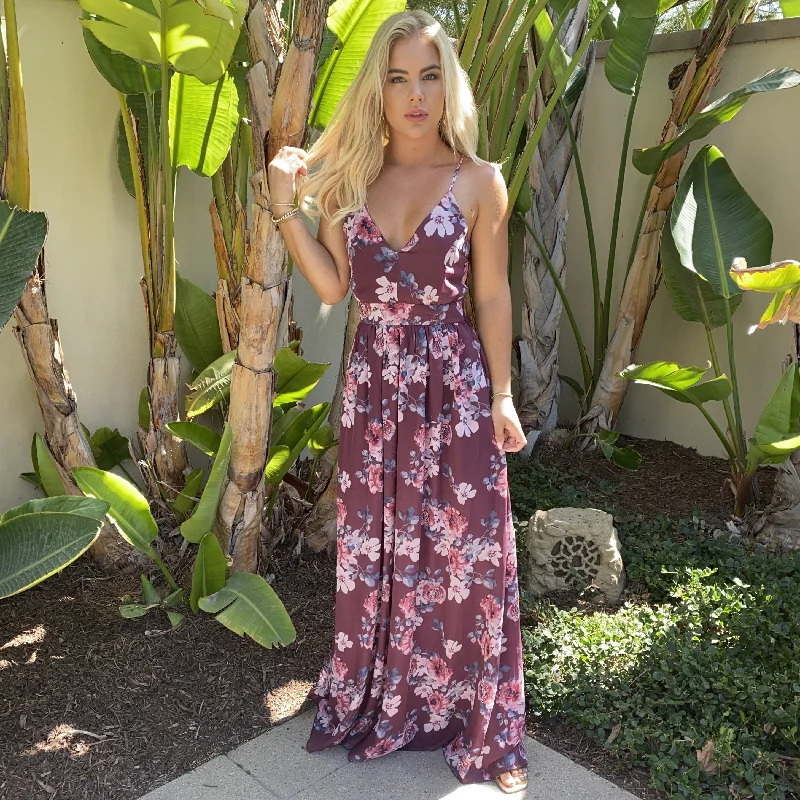 Kiss Me More Floral Maxi Dress