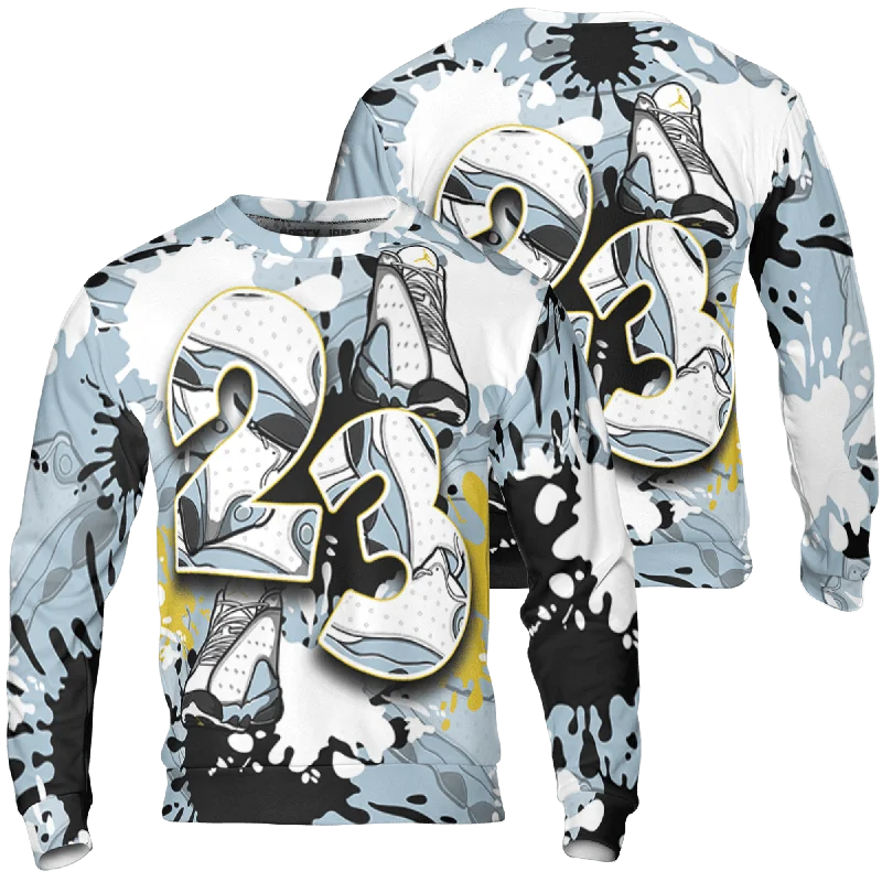 Step up your style with trendy women’s clothing NastyJamz Blue Grey 13s Sweatshirt Match Number 23 Paint Too Many Sneakers Step up your style with trendy women’s clothing NastyJamz Blue Grey 13s Sweatshirt Match Number 23 Paint Too Many Sneakers