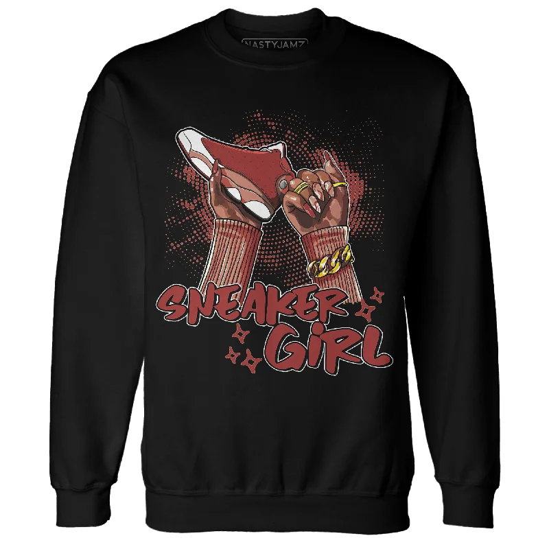 Elegant evening wear for special events NastyJamz Dune Red 13s Sweatshirt Match Sneaker Girl Nail Elegant evening wear for special events NastyJamz Dune Red 13s Sweatshirt Match Sneaker Girl Nail