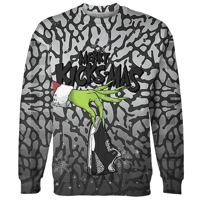 Affordable fashion that looks high-end Green Glow 3s NastyJamz Sweatshirt Match Merry Kicksmas 3D Affordable fashion that looks high-end Green Glow 3s NastyJamz Sweatshirt Match Merry Kicksmas 3D
