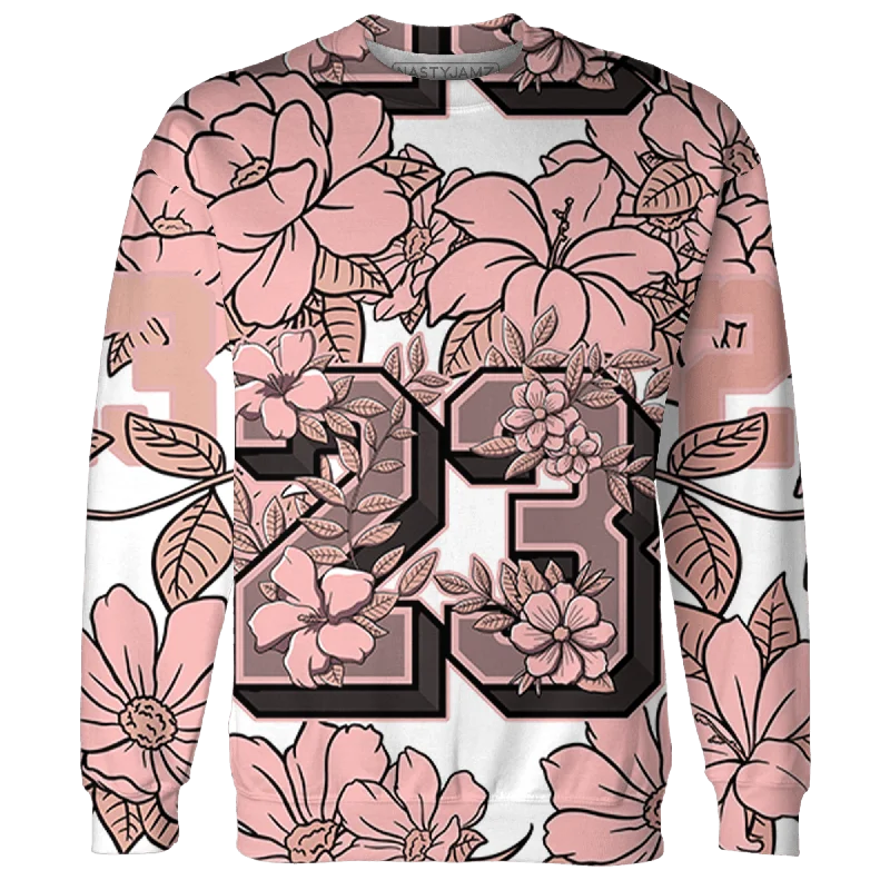 Comfortable yet stylish outfits for women on the go NastyJamz Low Legend Pink 11s Sweatshirt Match 23 Floral 3D All-Over Print Flower Comfortable yet stylish outfits for women on the go NastyJamz Low Legend Pink 11s Sweatshirt Match 23 Floral 3D All-Over Print Flower
