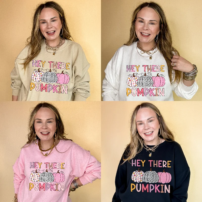 Express your style with fashionable women’s clothing Online Exclusive | Hey There Pumpkin Three Verity's of Pattern Pumpkins Graphic Sweatshirt in Multiple Color Options Express your style with fashionable women’s clothing Online Exclusive | Hey There Pumpkin Three Verity's of Pattern Pumpkins Graphic Sweatshirt in Multiple Color Options