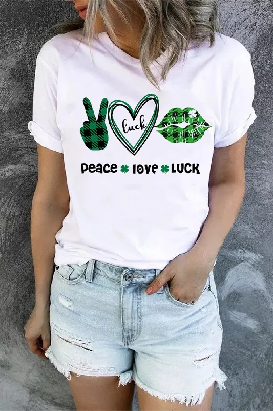 Peace Love Luck Tee