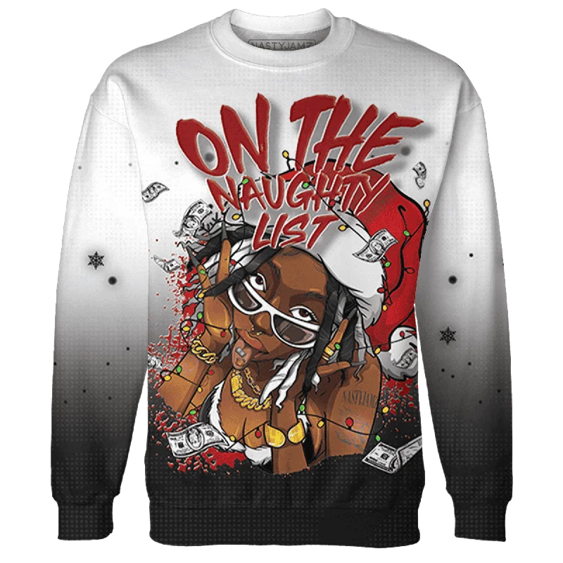 Refresh your wardrobe with trendy women’s apparel Retro Red Taxi 12s NastyJamz Sweatshirt Match Xmas Naughty List 3D Refresh your wardrobe with trendy women’s apparel Retro Red Taxi 12s NastyJamz Sweatshirt Match Xmas Naughty List 3D